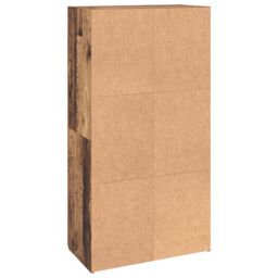 Berkfield Home Office Cabinet Old wood 60 x 32 x 115 cm Engineered wood - thumbnail 8