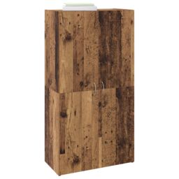 Berkfield Home Office Cabinet Old wood 60 x 32 x 115 cm Engineered wood - thumbnail 3