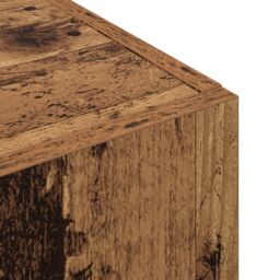 Berkfield Home Office Cabinet Old wood 60 x 32 x 115 cm Engineered wood - thumbnail 9