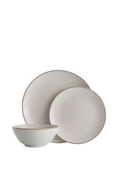 Mason Cash 'Classic' Collection 12 Piece Dinner Set in Cream - thumbnail 1