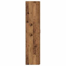 Berkfield Home Highboard Old Wood 70x42.5x185 cm Engineered Wood in Brown - thumbnail 9