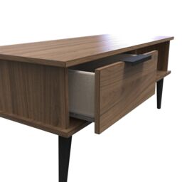 Ready Assembled 2 U Fuji 1 Drawer Coffee Table (Ready Assembled) in Walnut - thumbnail 5