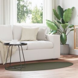 Berkfield Home Rugs Forest Green Polyester 80 x 150 cm Non-Slip Area Rug - Size: Medium - thumbnail 1