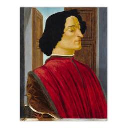Artery8 Sandro Botticelli Framed Wall Art Print Giuliano de Medici Portrait - Size: A4 - thumbnail 3