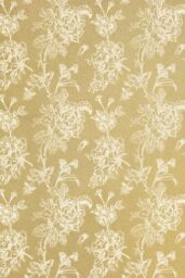 Dreams & Drapes 'Jasmine' Floral Jacquard Filled Cushion in Beige - Size: 43 cm x 43 cm - thumbnail 2