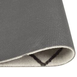 Berkfield Home Kitchen Rug Washable Square 45x150 cm Velvet in Grey - thumbnail 3