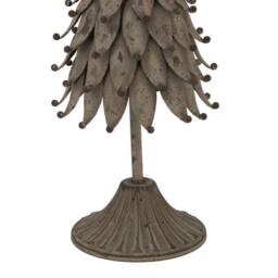 Lemon Pavilion Furniture and Decor Rustic Decorative Tree with Star - Metal - L10 x W11 x H36 cm - Silver - thumbnail 3