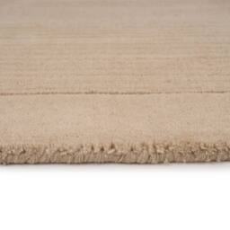 Kukoon Natural Wool Plush Deep Pile Area Rug Beige, Grey, Green in Taupe - Size: 160 cm x 230 cm - thumbnail 4