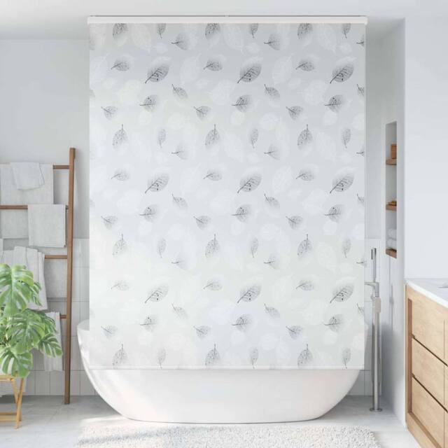 Berkfield Home Shower Roller Blind with Cassette 160x240 cm Fabric Width 156 cm in Grey - image 1