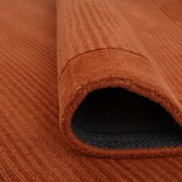 Kukoon Natural Wool Plush Pile Terracotta Area Rug - Size: 190 cm x 280 cm - thumbnail 6
