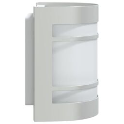 Berkfield Home Outdoor Wall Lights 2pcs Silver Stainless Steel - thumbnail 5