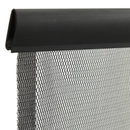 Berkfield Home Insect Door Screen with 5-Piece Mesh Curtain Black 120x240 cm - thumbnail 4