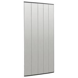 Berkfield Home Insect Door Screen with 5-Piece Mesh Curtain Black 120x240 cm - thumbnail 2