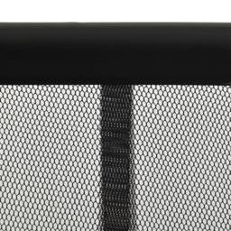 Berkfield Home Insect Door Screen with 5-Piece Mesh Curtain Black 120x240 cm - thumbnail 3