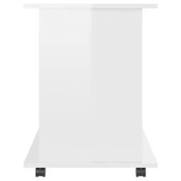 Berkfield Home Rolling Cabinet High Gloss White 60x45x60 cm Engineered Wood - Size: 60 x 45 x 60 cm - thumbnail 5