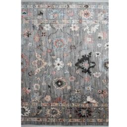 The Rug Shop UK Abstract Grey Traditional Machine Made Easy to clean Area Rug - Size: 200 cm x 290 cm - thumbnail 1