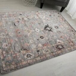 The Rug Shop UK Abstract Grey Traditional Machine Made Easy to clean Area Rug - Size: 200 cm x 290 cm - thumbnail 2