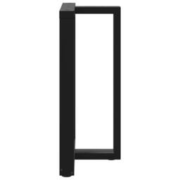 Berkfield Home Bar Table Legs T-Shaped¬†2 pcs Black 60x35x(90-91) cm Steel - thumbnail 5