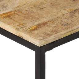 Berkfield Home Nesting Coffee Tables 2 pcs Solid Mango Wood in Brown - thumbnail 4