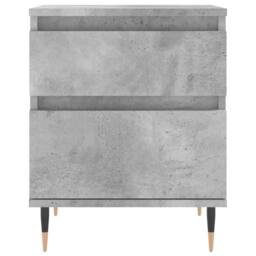 Berkfield Home Bedside Cabinets 2 pcs Concrete Grey 40x35x50 cm Engineered Wood - Size: 40 x 35 x 50 cm - thumbnail 6