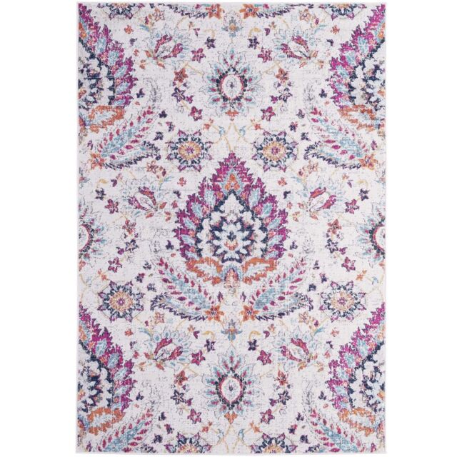 THE RUGS Marrakech Multicolour Floral Large Area Rug & Runner Living Room 460 - Size: 120 cm x 170 cm - image 1