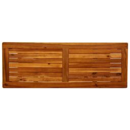 Berkfield Home Garden Console Table 110x40x75 cm Solid Acacia Wood in Brown - Size: 110 x 40 x 75 cm - thumbnail 4
