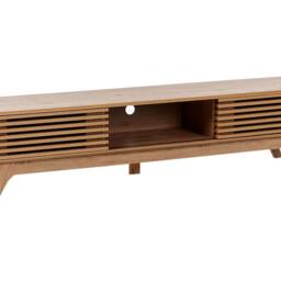 Wyld and Coco Zenith TV Stand 180 x 40 x 44 cm Brown Particle Board - thumbnail 2