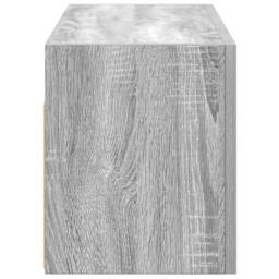 Berkfield Home Bathroom Wall Cabinet Grey Sonoma 60x25x30 cm Engineered Wood - Size: 60 x 25 x 30 cm - thumbnail 7