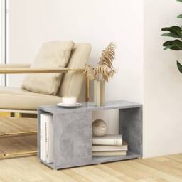 Berkfield Home TV Cabinet Concrete Grey 60x24x32cm Engineered Wood - Size: 60 x 24 x 32 cm - thumbnail 3