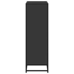 Berkfield Home Modern Book Cabinet Black 80.5x35x107.5 cm Engineered Wood - thumbnail 5