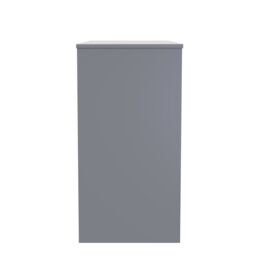 Ready Assembled 2 U Memphis 3 Drawer Desk/ dressing Table (Ready Assembled) in Grey - Size: Medium - thumbnail 3