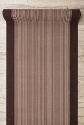 RugsX Anti-Slip Carnaby Runner in Brown - Size: 80 cm x 480 cm - thumbnail 5