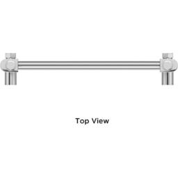 Havendro Bathroom Heated Towel Radiator Chrome Warmer Rad in Silver - Size: 50 cm x 80 cm - thumbnail 6
