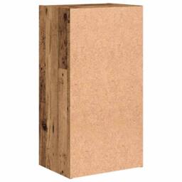 Berkfield Home Decorative Bookcase Old Wood 40x30x77 cm Engineered Wood in Brown - Size: 40 x 30 x 77 cm - thumbnail 7