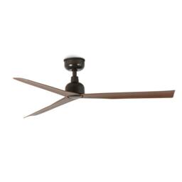 Netlighting Marine 125cm Ceiling Fan Dark Brown Dark Walnut Blades IP44 - thumbnail 1
