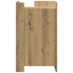 Berkfield Home Sideboard Artisan Oak 45x35x75 cm Engineered Wood in Brown - Size: 45 x 35 x 75 cm - thumbnail 6
