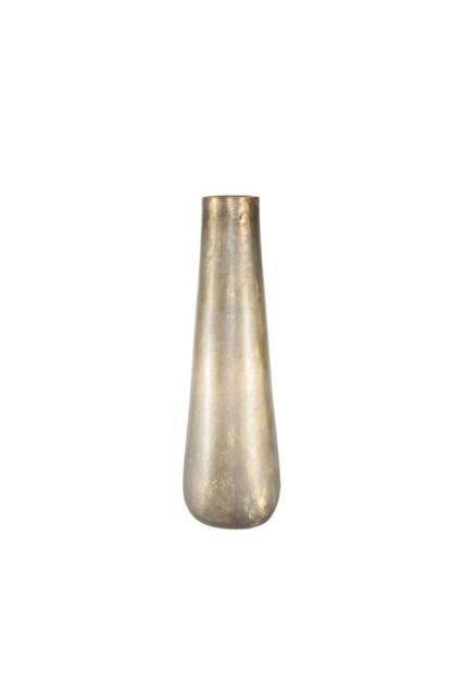 KDMD Antique Gold Poseidon Tapered Vase 49 x 15.5cm - Size: 49 x 15.5 cm - image 1