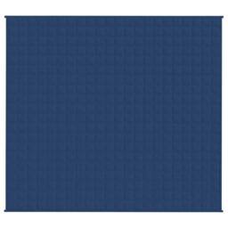Berkfield Home Weighted Blanket Blue 200x225 cm 9 kg Fabric - thumbnail 1