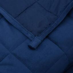 Berkfield Home Weighted Blanket Blue 200x225 cm 9 kg Fabric - thumbnail 5