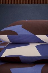 Helena Springfield 'Alva' Cotton Duvet Cover Set in Blue - Size: Super King - thumbnail 5