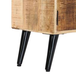 Berkfield Home TV Cabinet 115x30x47 cm Solid Mango Wood in Brown - Size: 115 x 30 x 47 cm - thumbnail 8