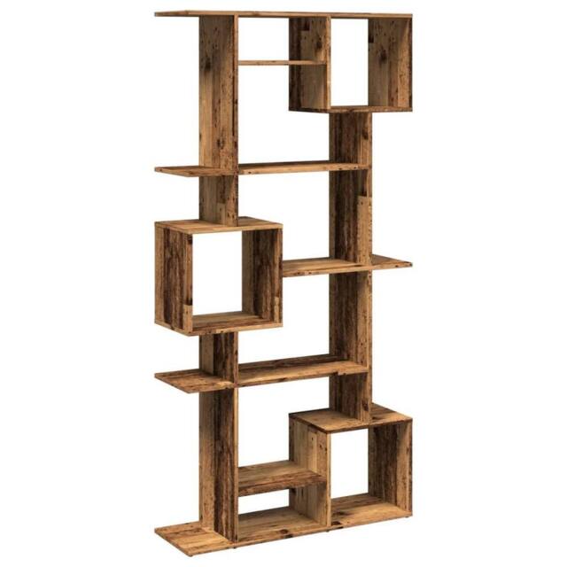 Berkfield Home Book Cabinet Old Wood 92x29x188 cm Engineered Wood in Brown - Size: 92 x 29 x 188 cm - image 1
