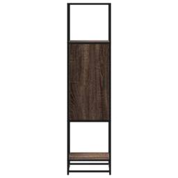Berkfield Home Highboard Brown Oak 35.5x35x139 cm Engineered Wood & Metal - thumbnail 4