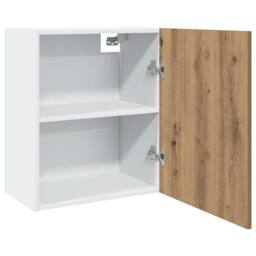 Berkfield Home Hanging Cabinets 2 pcs Artisan Oak 50x31x60 cm Engineered Wood in Brown - Size: 50 x 31 x 60 cm - thumbnail 5