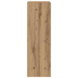 Berkfield Home Wall Mounted TV cabinets 3 pcs Artisan Oak Engineered Wood in Brown - thumbnail 8