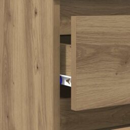Berkfield Home Bedside Cabinets 2 pcs Artisan Oak 40x35x62.5 cm Engineered Wood in Brown - thumbnail 9