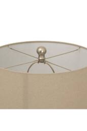 KDMD Twill Weave Ceramic Table Lamp With Linen Shade in Cream - thumbnail 4