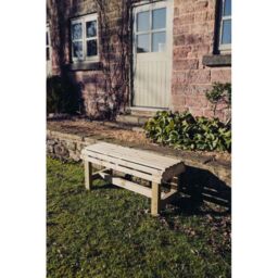Churnet Valley Garden Furniture Ltd Churnet Backless Garden Bench - Timber - Fully Assembled in Brown - thumbnail 6