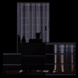Home Discount Vida Designs Glinton 3Pc Bedroom Set(2Dr Bedside, 3Dr Chest, Wardrobe) in Black - thumbnail 5