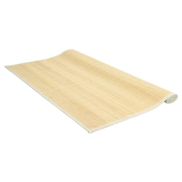 Berkfield Home Rug Bamboo 100x160 cm Natural - Size: 100 cm diameter - image 1